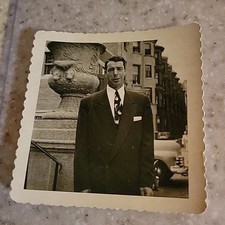 Joe DiMaggio Original Vintage Personal Family Photo 1940s- 1950s  31/2 x 3 1/2