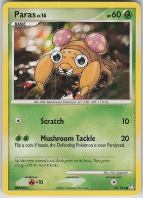 Paras Common Mysterious Treasures 92/123 LP