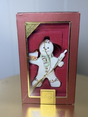 Lenox 2007 Baked With Love Gingerbread Man Christmas Tree Ornament in Box