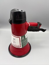 Red Megaphone Bullhorn Speaker Siren Wembley 2018 NOS - It works - See Video 