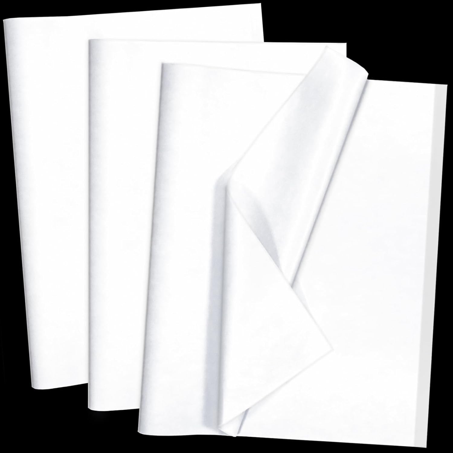 White Tissue Paper 15" x 20" 20" x 30" Packing Wrapping Cushioning Void Fill