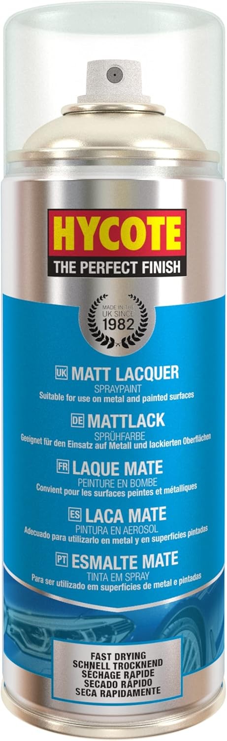Hycote Matt Lacquer Spray Paint, 400 ml
