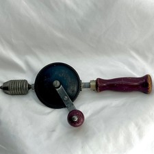 Vintage Stanley No 626 Hand Crank Drill Egg B...