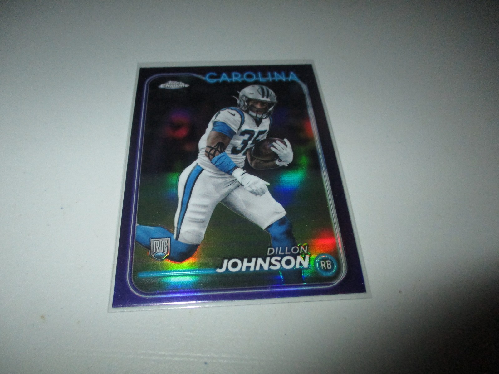 Dillon Johnson 2024 Topps Chrome Purple Refractor RC #274 /275