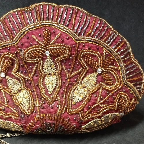 Bolso de hombro con cuentas - algunos daños - Imagen 3 de 12