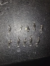 10 ball bearing swivels With split rings Spinner Baits Tackle Craft Size #2