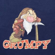 Vintage GRUMPY Disney Classics Snow White  the Seven Dwarfs 2XL T-Shirt Y2K