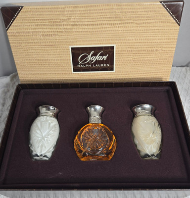 Ralph Lauren Safari Parfum 1.7 oz Climate Response Gel & Lotion 1.7 oz 3 Pc Set