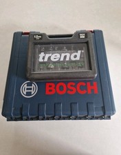 BOSCH PROFESSIONAL GKF-600 240v PALM ROUTER  with TREND router bit set