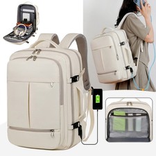 Large Capacity Backpack For Women Men Multiple Pockets And Zippers Versatile Com