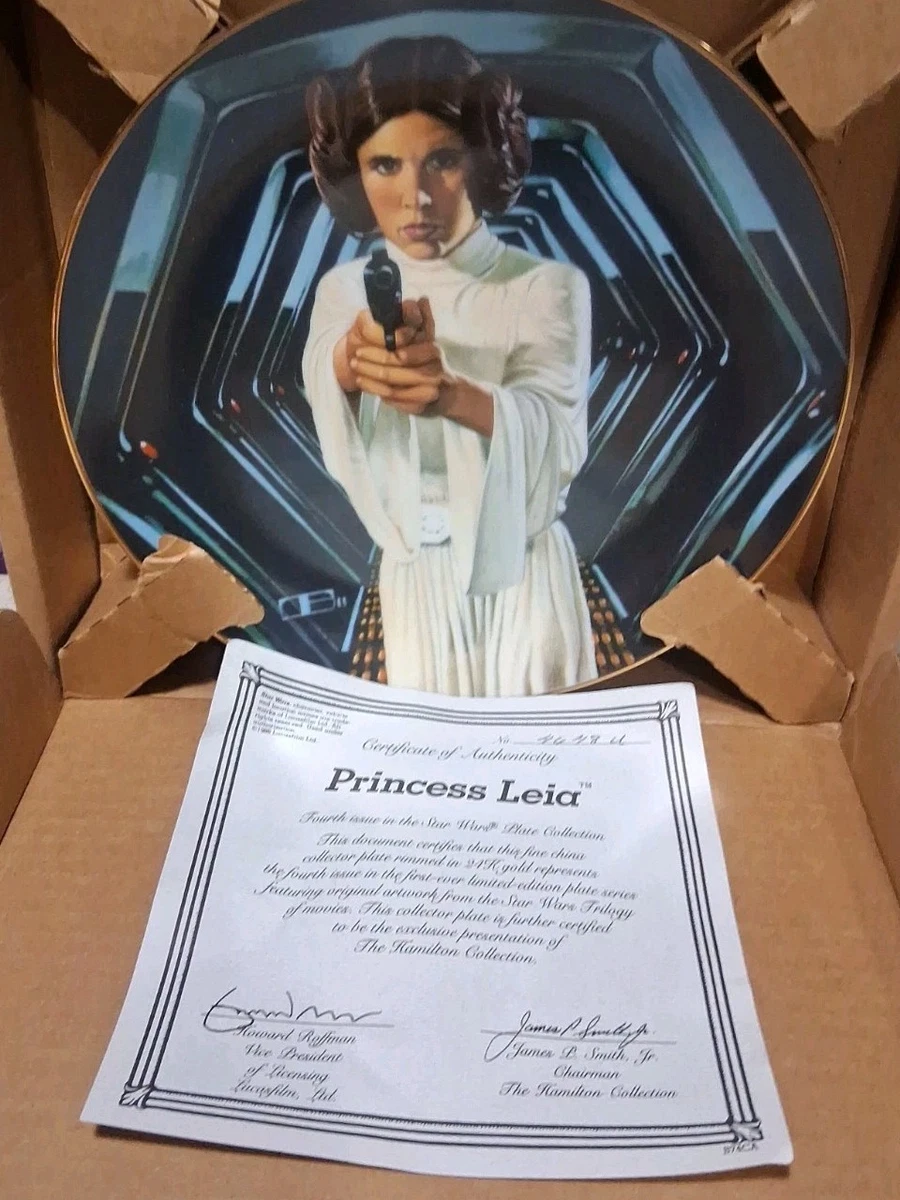 希少 スターウォーズ(レイア姫)ハミルトンコレクション限定プレート Princess Leia Star Wars Collector Plates for sale | eBay