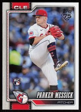 2026 Topps Series 1 Celebration Parker Messick #67 Cleveland Guardians