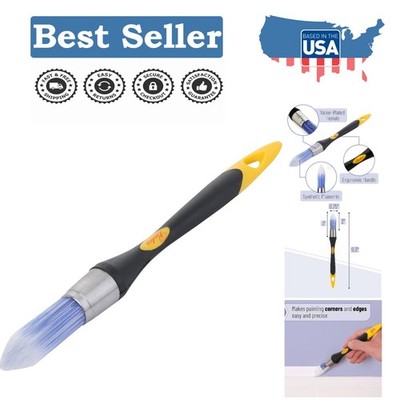 Durable Bates Trim Brush with Comfortable Grip - 0.75 Inch for All Users
