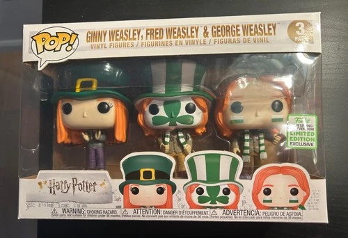 Funko Pop! Vinyl: Harry Potter Ginny, Fred & George Weasley 2019 Spring Conv