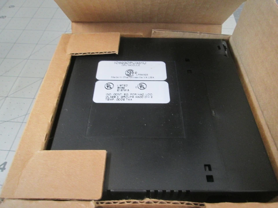 GE Fanuc, IC693CPU331U, Input 24VAC/VDC 16PT, Controller, New - Image 3 of 4