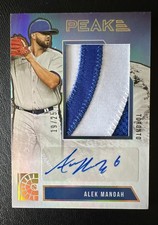 2022 Panini Capstone - Peak Material Signatures Alek Manoah #PMS-AM Holo Gold...