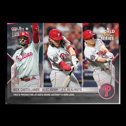 2022 Topps Now 1134 Nick Castellanos / Alec Bohm / J.T. Realmuto