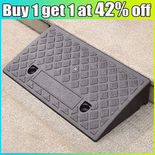 Heavy Duty Rubber Kerb Ramps Driveway Car Vehicle Threshold Ramp Curb Ramp