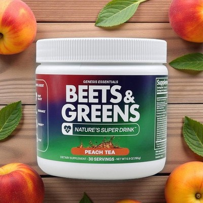 Beets&Greens-Peach Tea- Nitric oxide and Immunity Booster. Natures Super Drink!