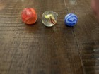 Vintage Marbles Lot Of 3 Misc Makers.  NM Group.  Sizes vary. — photo 3