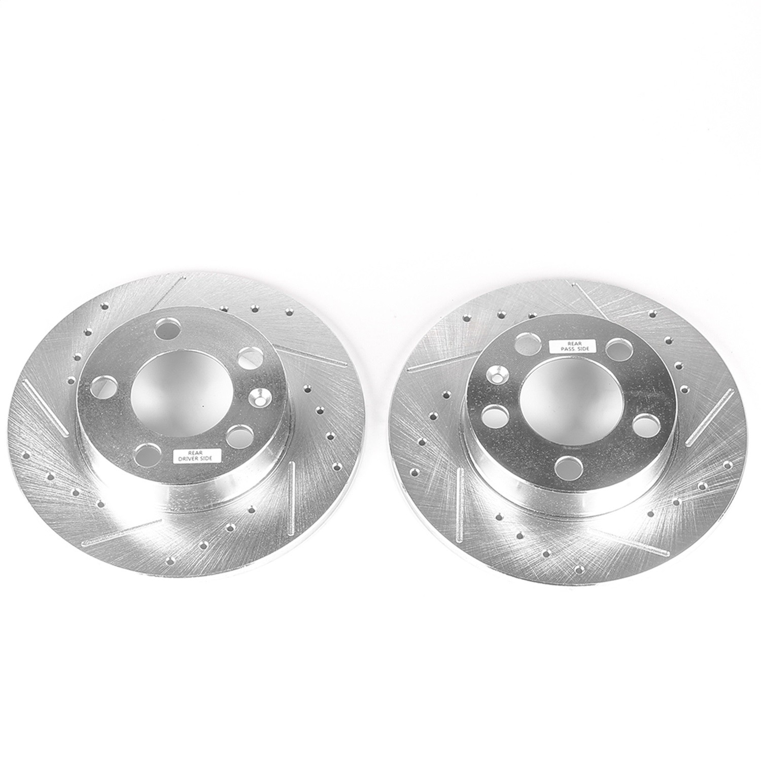 PowerStop EBR618XPR Disc Brake Rotor Set For 98-10 Beetle Golf Jetta TT