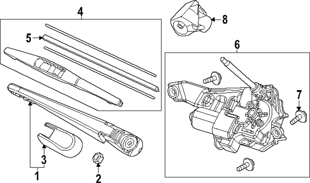 Genuine Honda Wiper Blade Refill 76722-TG4-T01 OEM Replacement