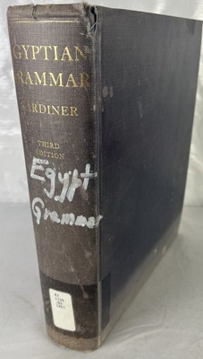 Egyptian Grammar: An Introduction to the Study of Hieroglyphs - Gardner HC 1957