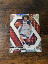 2024-25 Panini Mosaic Rookies Choice White Prizm Kyshawn George RC /35 #247