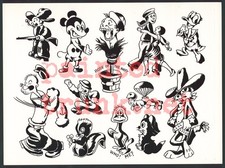 RARE old vintage copy antique william grimshaw minugh stinky tattoo flash 11x15