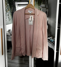 Malibu Pink  Blazer Jacket Womens Size S Button Closure Pockets