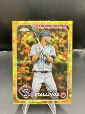2024 Topps Chrome Update Series Sapphire Edition - Jacob Stallings Gold #/50 RC