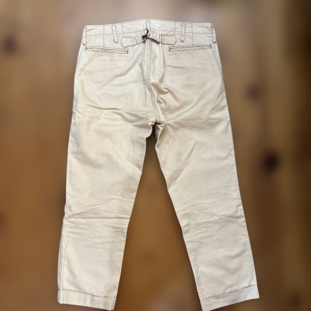 Visvim Beige Cropped Chinos Button Fly Straight S… - image 3