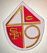 SAN FRANCISCO 49ERS  Embroidered Iron/Sew On Patch 3"X 3.5" SHIPPED FROM USA