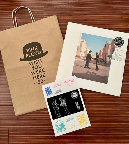PINK FLOYD Wish You Were Here LP 50th Anniversary WHITE VINYL - SEALED