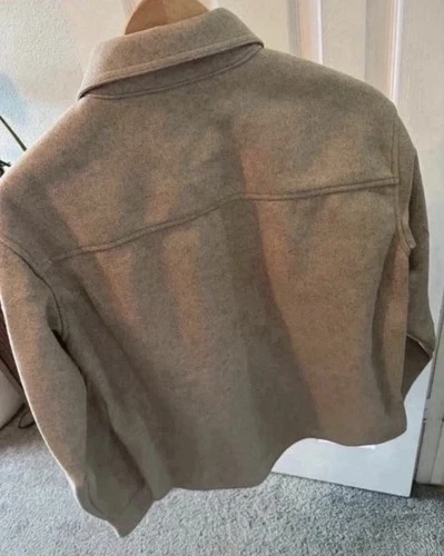 Urban Outfitters UO Oli Knit Overshirt Men's XS Honey Tan Shacket image 2