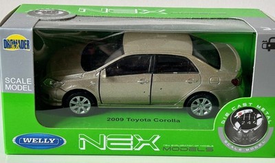 Toyota Corolla Automodell Diecast Spielzeug 1:34-1:39 Welly einige Flecken linke Seite
