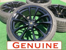 Lamborghini Urus Rims OEM Factory Pirelli Tires Genuine TPMS Taigete Black 23 in