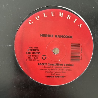 CLASSIC! Herbie Hancock  Rockit & Megamix 12'' vinyl record Columbia  44H 06895