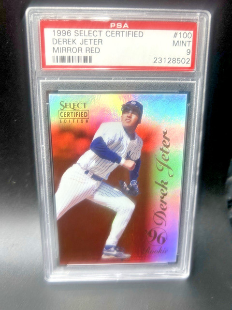 1996 Select Certified Edition - Derek Jeter #100 Mirror Red /90