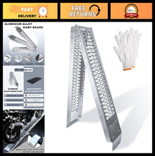 Heavy-Duty 750 Lbs Capacity Folding Motorcycle Ramp, 7.25ft Loading Ramp for ATV