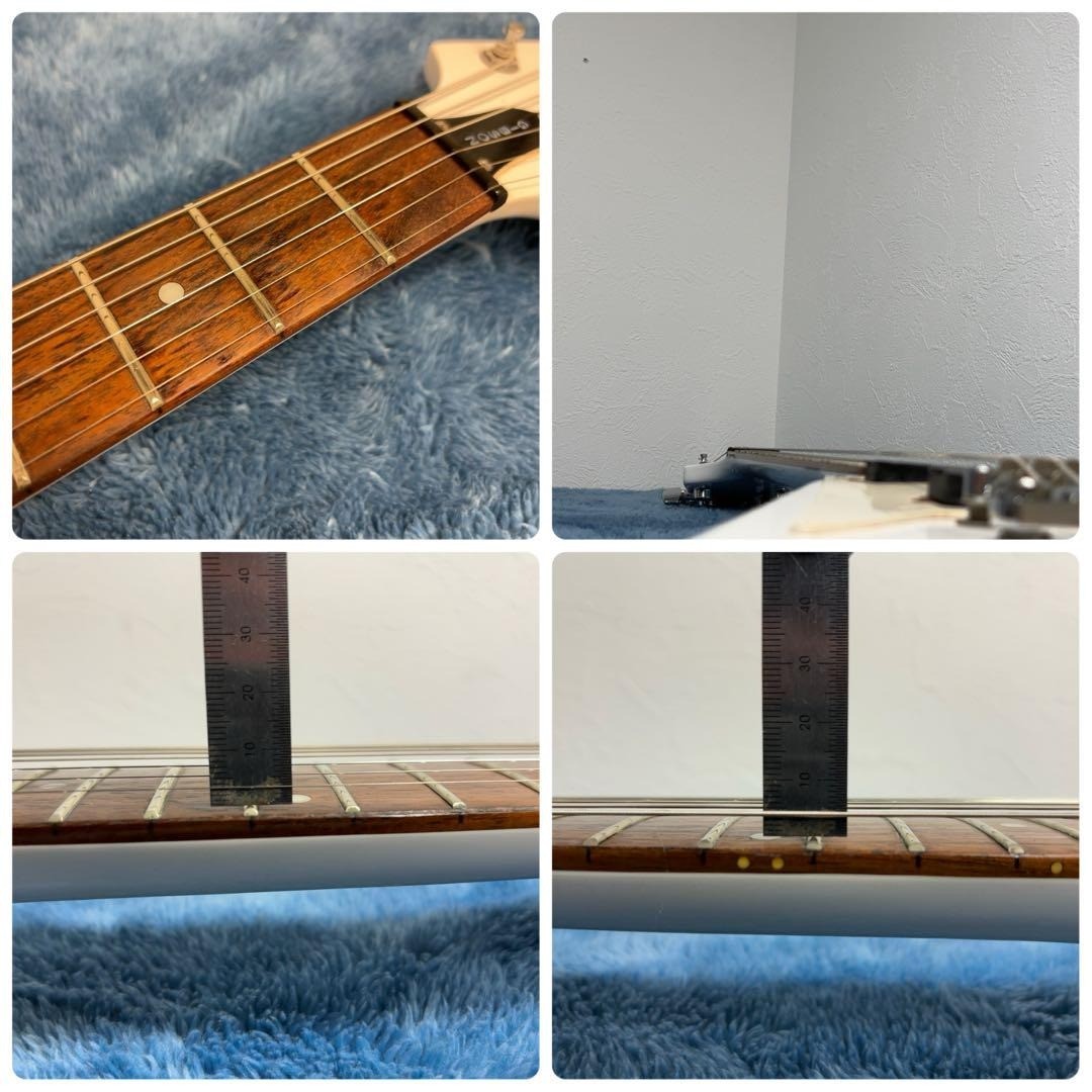 Epiphone Flying V Pearl White 22f Humbucker 1990 Vintage