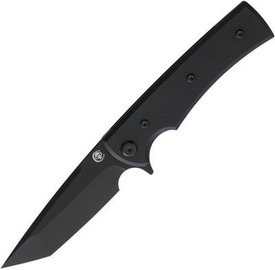 Chaves Knives Liberation Street Linerlock Blackout G10 Folding Elmax Knife 14499