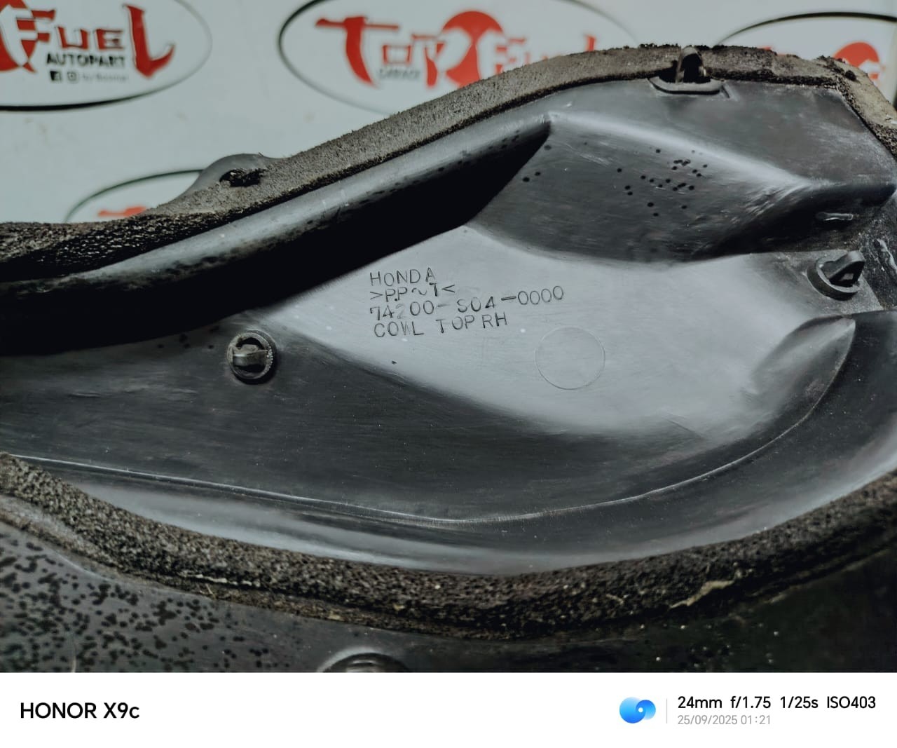 JDM Honda Civic Sedan SO4 1996-2000 Sedan 4door OEM Front Wiper Cow Wiper Cover