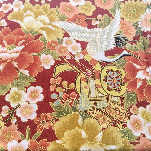 Vintage | Kimono pattern fabric | 4 patterns | 100% cotton | Cloth|Japan - Picture 3 of 9