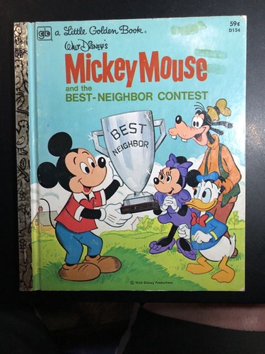 Lot of 6 Vintage Little Golden Books Snow White,Mickey,Donald,Wizard Of Oz, Etc. - Picture 5 of 7