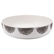 Artisan Flower Serving Bowl