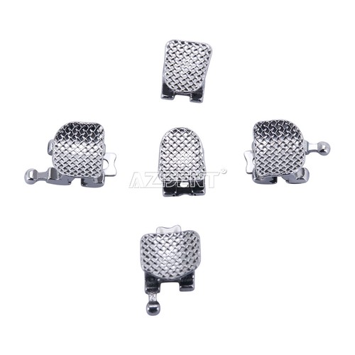 AZDENT Dental Orthodontic Self-ligating Brackets 0.022 MBT/Roth 345 With hook - Picture 12 of 19
