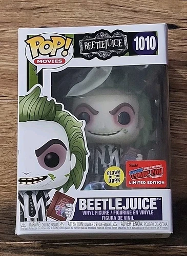 Funko POP! Beetlejuice 1010 Glow-in-the-Dark Comic Con 2020 Exclusive  LE