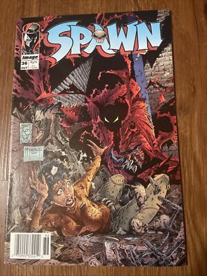 Spawn #36 Newstand Variant (Rare) Image 1995 Todd McFarlane / Greg Capullo NM