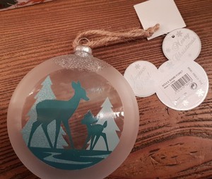 Détails Sur Boule Ball Bambi Foret Noël Christmas Disneyland Paris